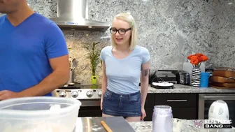 Alice Pink Gets Fucked Hard in the Kitchen While Baking Cookies