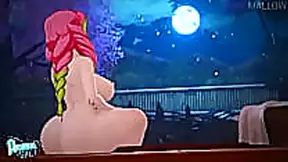 Anime Beauty Takes Rough Ride in Steamy Hardcore Action Sequence