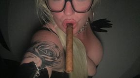 big cigar smoking fetish