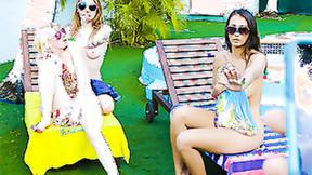 ”Beach House bums - Lilo Mai, Melody Marks, Alice Pink”