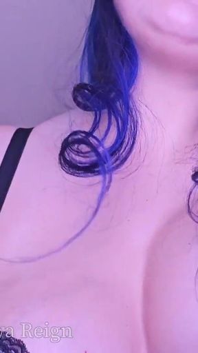 POV: Restrained, Gagged, and Hole Stretched with a Knotted Dildo