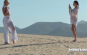 - pierced tits latina agatha vega takes a cock at beach!