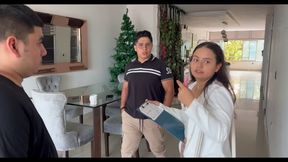 Real Estate Agent Fucks a Client While Showing a House