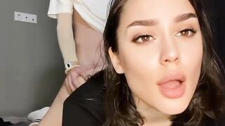 Hot Student gives Blowjob and Rides Cock