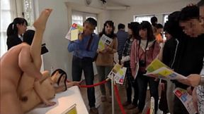 Juicy young Asian sluts getting hammered at the art exhibition extravaganza