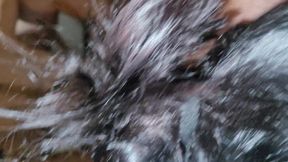 Stepsister Making Sloppy Blowjob with Deepthoart, Cum in Mounth