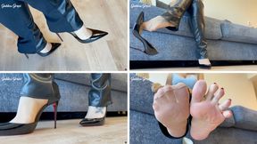 Your Boss Controls You with Her Feet – High Heels & Feet Joi - Goddess Grazi