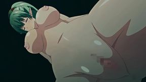 Elf With Big Tits Likes To Facesitting On The Hero With Hentai Anime