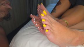 Double Foot Worship Mya Blue Sofiee Soles Toes Before Bros