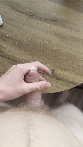 Horny Twink Jerks off & Cums Hard on Macbook - Hairy Legs & Abs! Full Video