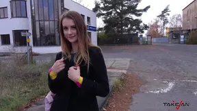 Adelle Gets Seduced By Stranger For Steamy Backseat Car Action Encounter