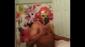 Ironman taking down big white ass