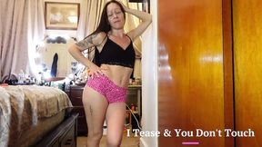 Milf with huge fat ass teases and denies guy's orgasm