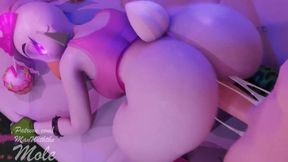 FNAF Chica's Sticky Pussy Juice in Doggy Style