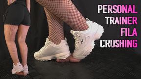 Personal Trainer Cock Trample in FILA Shoes - (Edited Version) - TamyStarly - Shoejob, Ballbusting, CBT, Stomp, Trampling, Crush