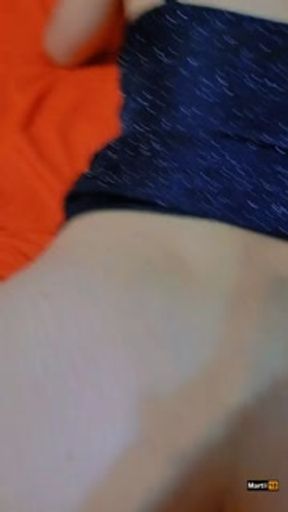 Amateur skinny teen creampie