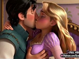 Virgin Rapunzel lastly bangs at eighteen (AI-generated)