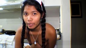 HD 18 week pregnant thai teen heather deep nurse deepthroat throatpie creamthoat swallow cum