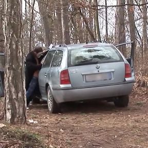 Rough Anal Fuck in My Car with a Very Whore Slut!!!