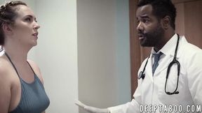 Maddy O'Reilly gets her tight ass drilled by her black doctor in forbidden sex tape
