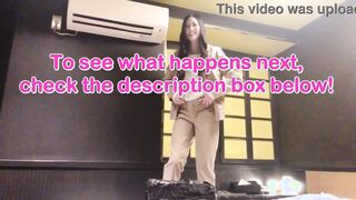 Can Japanese cunt with mouth pissing to portable toilets? Squirting masturbation with