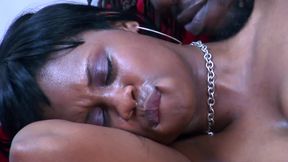 Monster black dick for a horny ebony girl