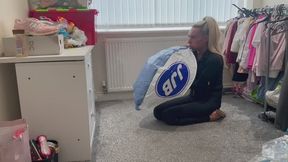 Rare Vintage 36 inch JJB beach ball mouth inflate
