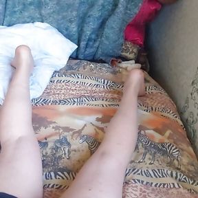 LEGS of CUTE FEMBOY Smooth sexy Butt White Crossdresser Sissy LADYBOY