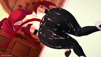 Pale redhead Etna gets fucked hard and covered in love