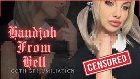 720MP4 Goth GF Vol 1: Handjob from Hell (Beta Safe Censored Loser Porn)