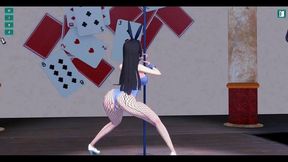 harem party adventures - bunny girl cosplay sex scenes part 2