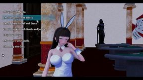 harem party adventures - bunny girl cosplay sex scenes part 2