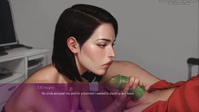 Mila Ai - Liz Got Horny When She Saw the Handsome Security Guard - Addont - by Porn Game 4u