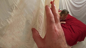 Stepmom caught giving phone sex