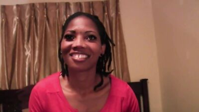 Black MILF POV White Cock Fake Agent Blowjob and Pussy Pounding