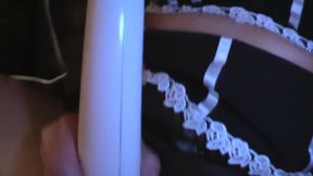 Two nasty matures playing with hitachi wands