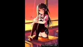 Seductive Ecchi Girls Heat Up with Busty Nude Slide Show Fantasy