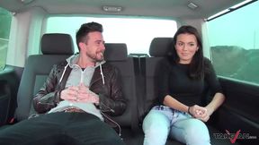 Mea Melone &amp; Wendy Moon join hardcore orgy in dirivng car