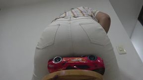 Guest Flattens Hot Wheels Sport Car