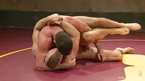 First Match Of 2014! - Two Muscled Hunks Fight For Sexual Domination!