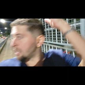 I went out on the street and ended up taking urine