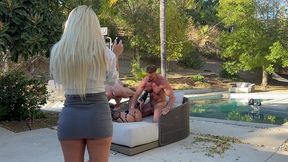 bts, uncut & raw video with luna luxe & vince carter