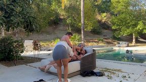 bts, uncut & raw video with luna luxe & vince carter