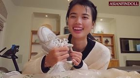 Filthy Shoes and Wallet Drain – Humiliated by Your Asian Goddess