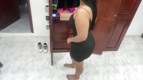 The Voluptuous Stepmother Changing and Being Recorded
