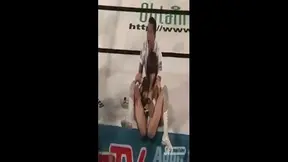 Japanese girls grapple and strip in sensual wrestling match