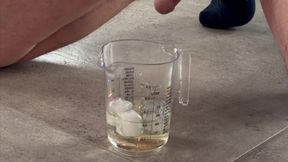 Piss and Cum in a glas