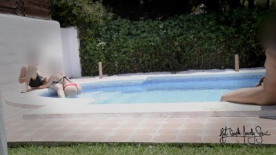 Getting Wet and Wild at the Swinger's Pool!