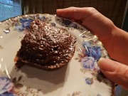 Baking Pee Brownies in Nerdy's Kitchen