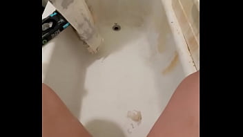 Pissing in my dirty tub